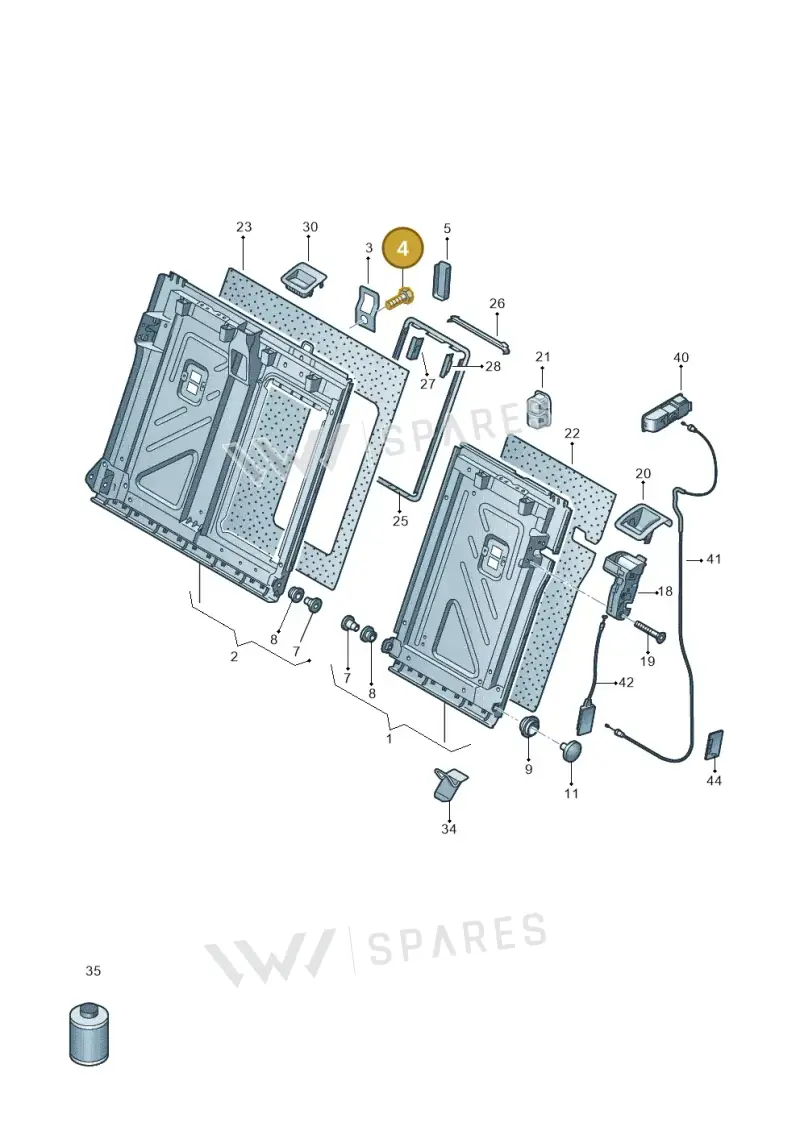N10416502 — Skoda Karoq (2017-2022) diagram 834885090, position 4
