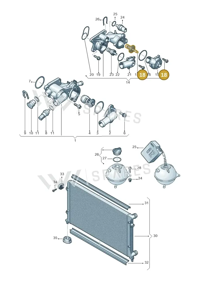 N10419702 — Skoda ROOMSTER               06> (2006-) diagram 481121600, position 18