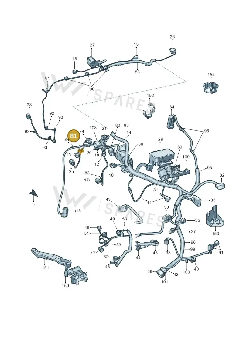 N10436401 — Skoda Octavia ambiente (2008-2013) diagram 663971810, position 81