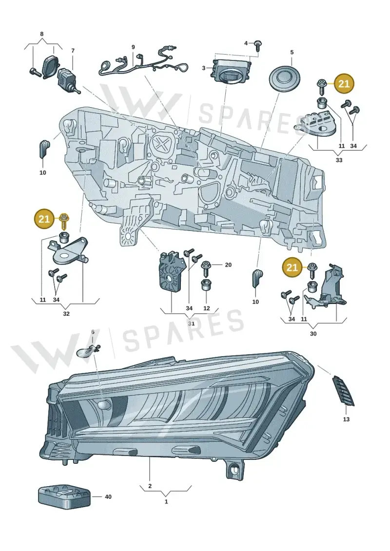 N10442204 — Skoda Enyaq (2020-) diagram 50a941000, position 21