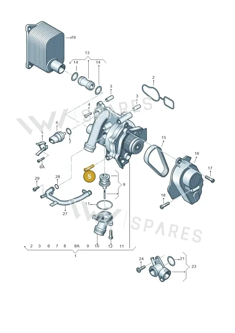 N10470705 — Skoda Yeti (2013-2017) diagram 737121050, position 5