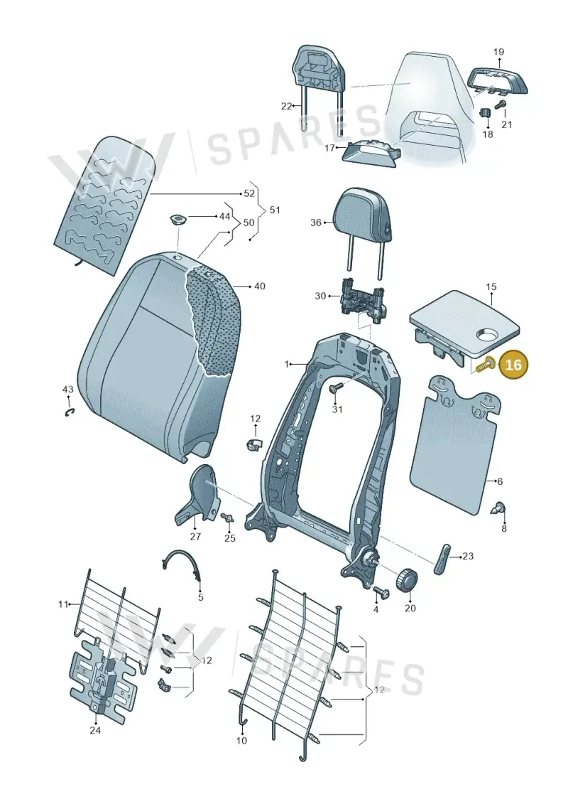 N10488205 — Skoda Kamiq (2019-) diagram 584881050, position 16