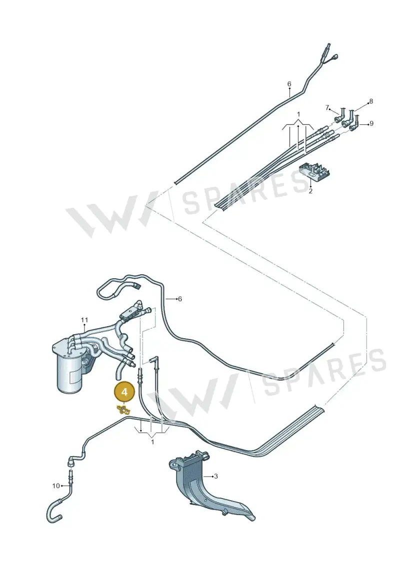 N10516502 — Skoda Kodiaq (2024-) diagram 884201250, position 4