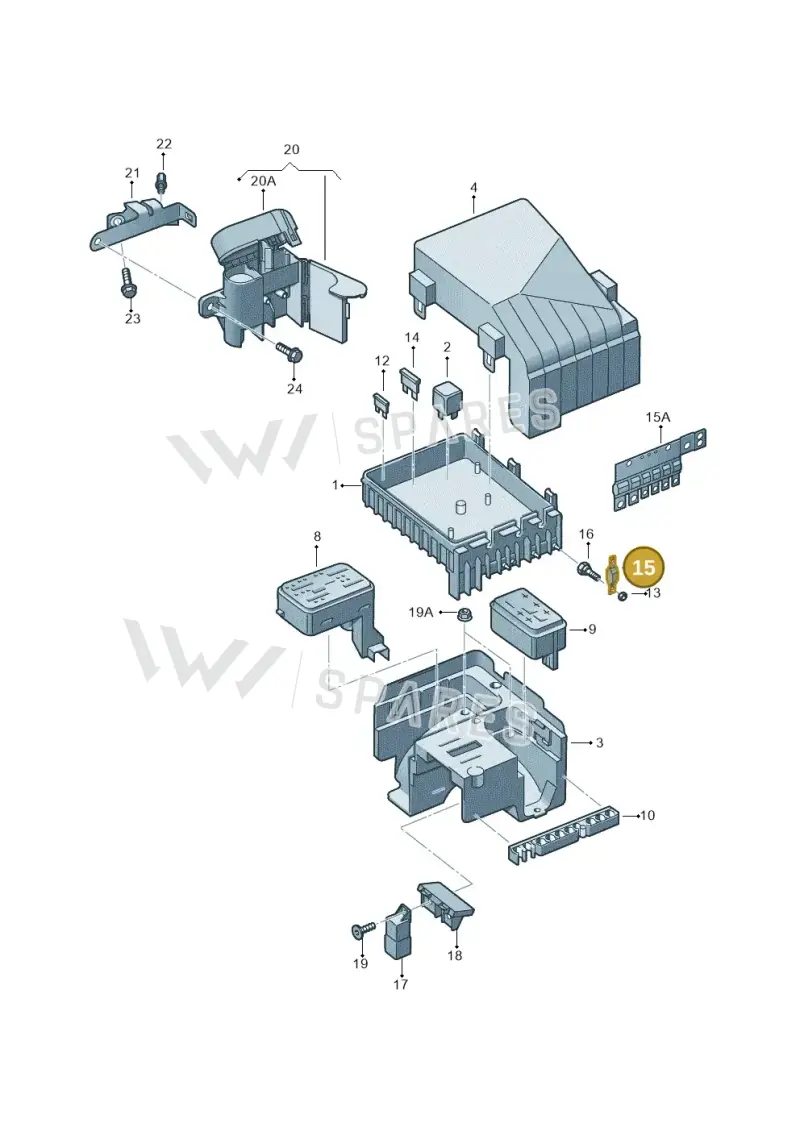 N10525508 — Skoda Superb (2013-2015) diagram 409937200, position 15