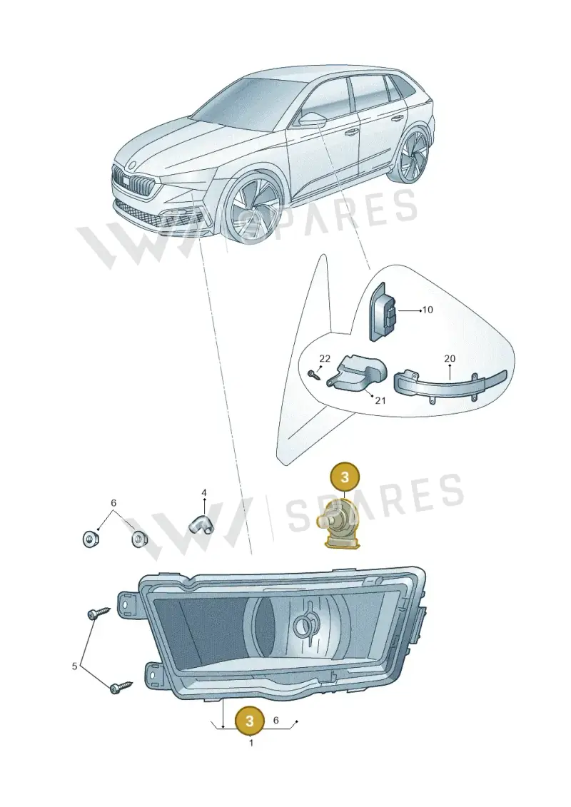 N10529501 — Skoda Fabia (2021-) diagram 584941040, position 3