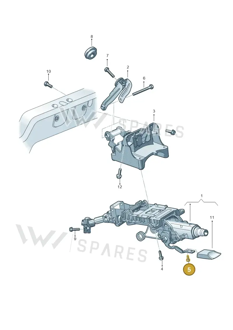 N10544702 — Skoda Superb Ambition (2009-2015) diagram 419419300, position 5