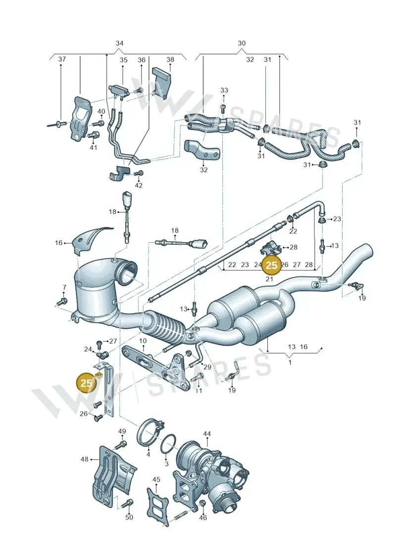N10549703 — Skoda Superb Combi (2023-) diagram 596253350, position 25