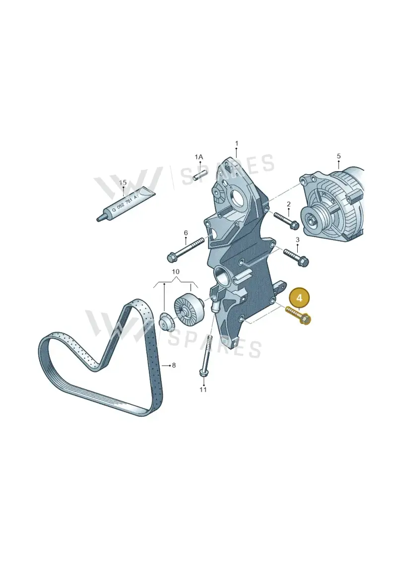 N10551901 — Skoda Yeti (2013-2017) diagram 649903600, position 4