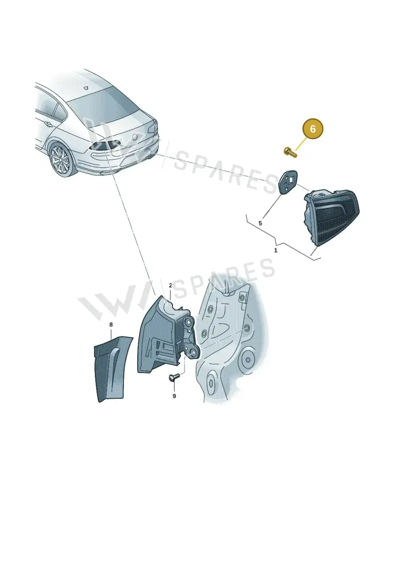 N10586401 — Skoda Enyaq (2020-) diagram 50a945000, position 6