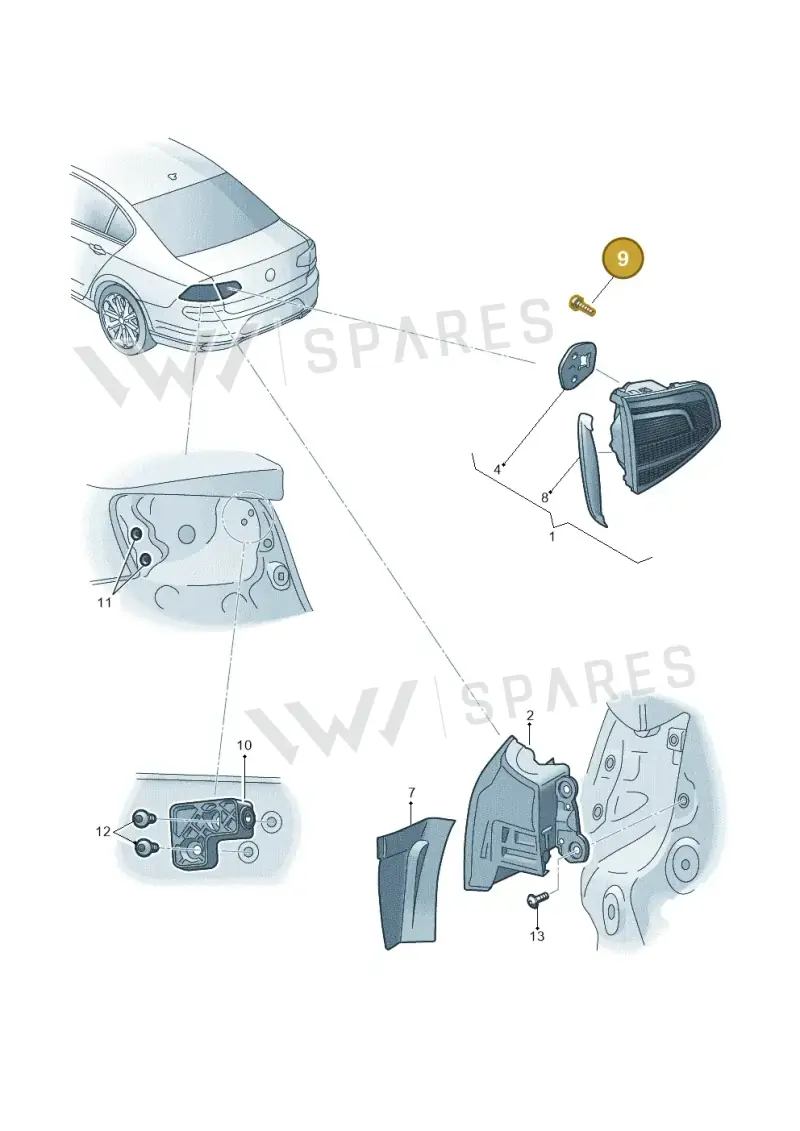 N10586401 — Skoda Octavia (2019-2024) diagram 585945000, position 9