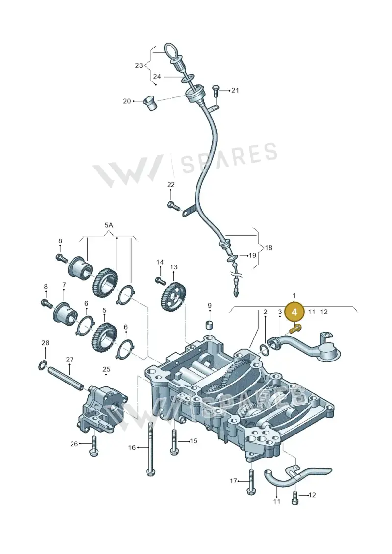 N10613101 — Skoda Superb comfort (2008-2013) diagram 460115250, position 4