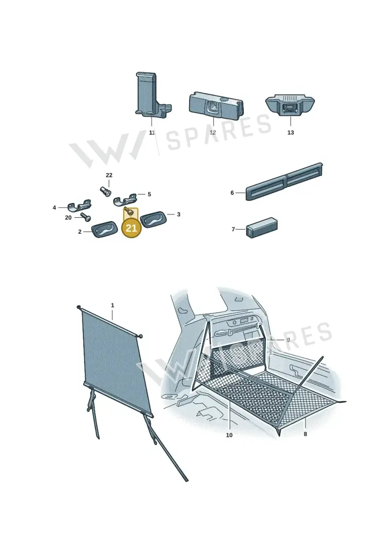 N10619001 — Skoda Kodiaq (2024-) diagram 57h861000, position 21