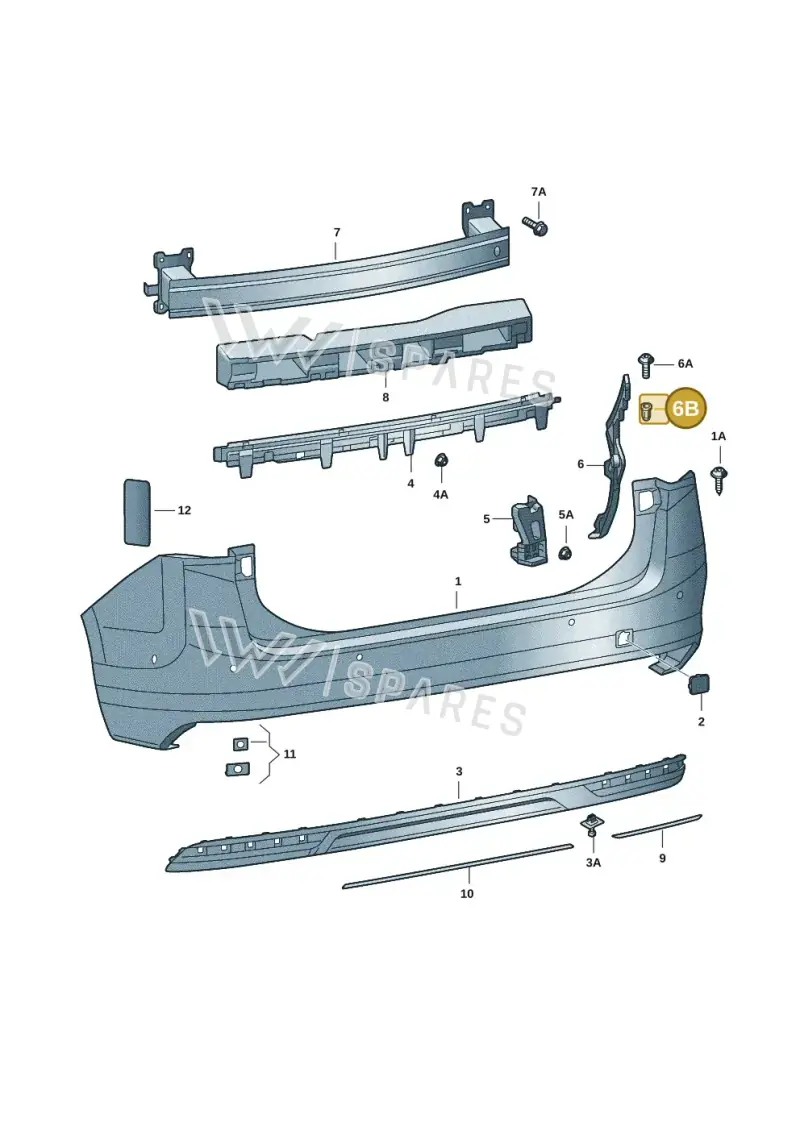 N10621301 — Skoda Superb Combi (2023-) diagram 3p0807050, position 6B
