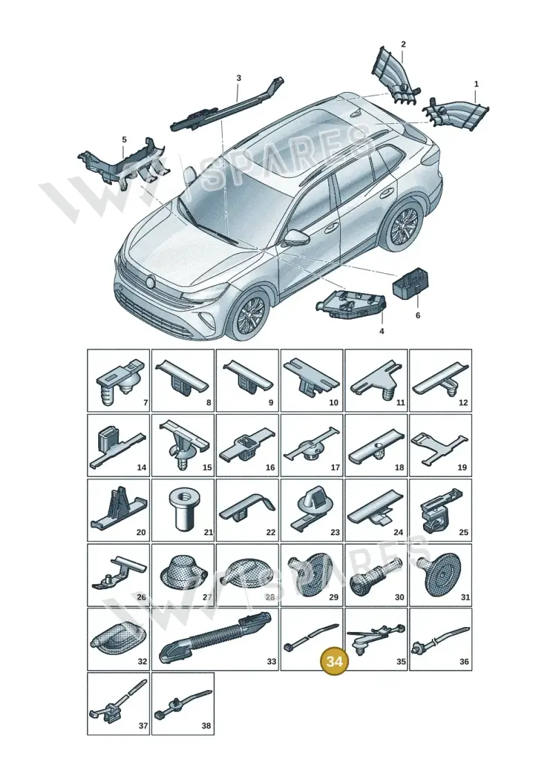 N10623101 — Skoda Kodiaq (2024-) diagram 57x972001, position 34