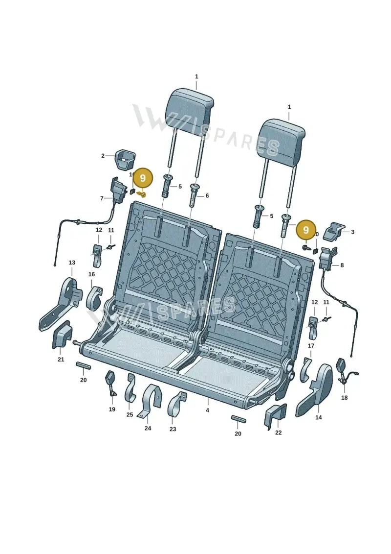 N10632702 — Skoda Kodiaq (2024-) diagram 57h885020, position 9