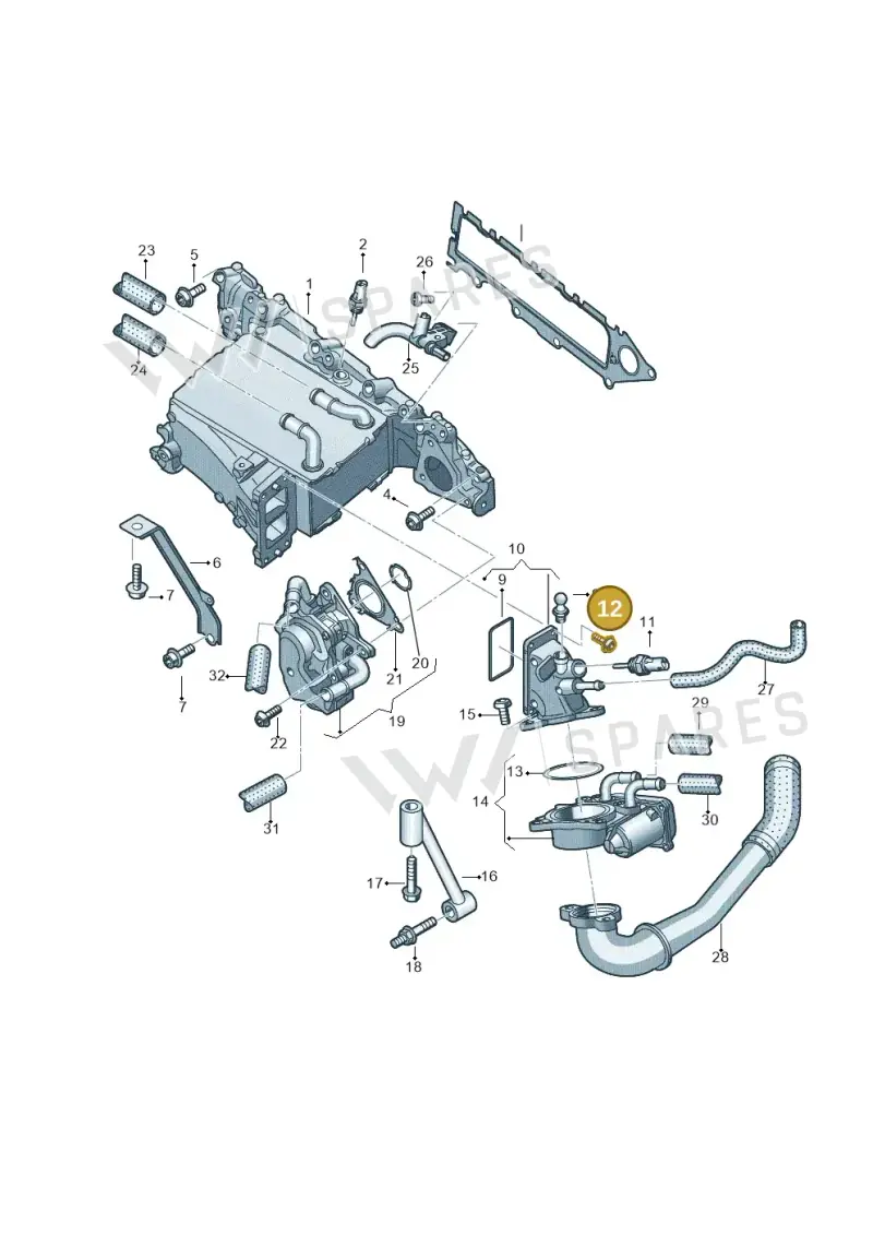 N10644403 — Skoda Octavia (2017-2020) diagram 746129800, position 12