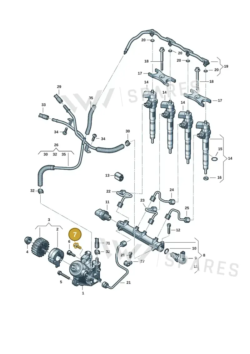 N10649401 — Skoda Superb Combi (2023-) diagram 2ka130010, position 7
