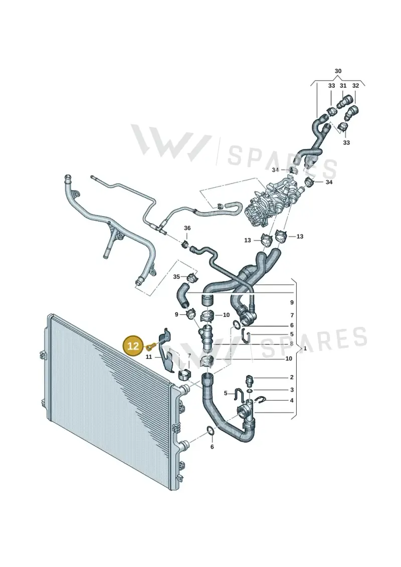 N10653102 — Skoda Superb Combi (2023-) diagram 2f0121320, position 12