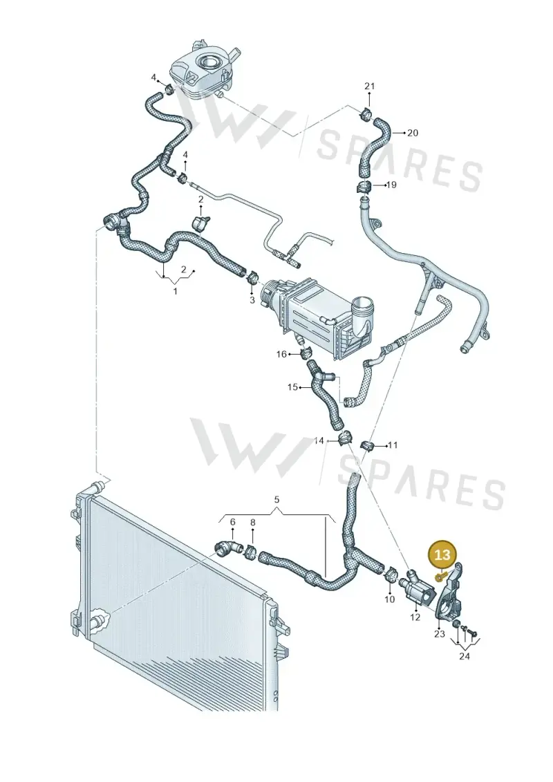 N10653102 — Skoda Kodiaq (2024-) diagram 2f0121301, position 13