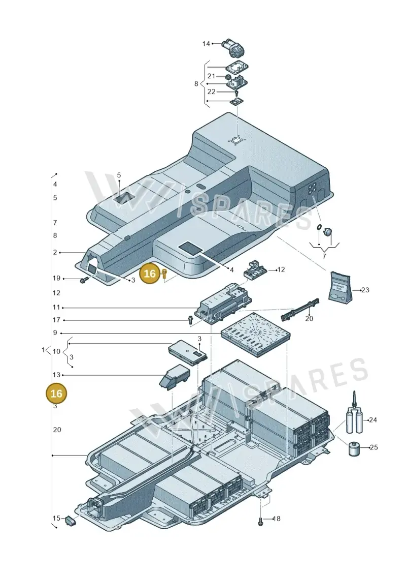 N10653103 — Skoda Citigo (2019-2021) diagram 899915055, position 16