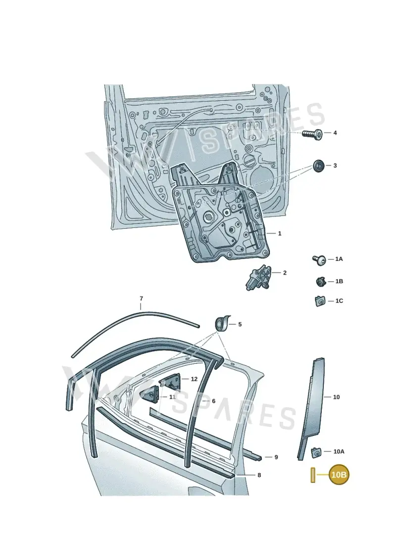 N10656702 — Skoda Superb Combi (2023-) diagram 3p0837060, position 10B