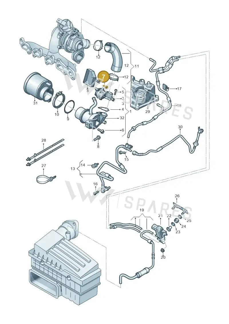 N10669502 — Skoda Kamiq (2019-) diagram 434131040, position 7
