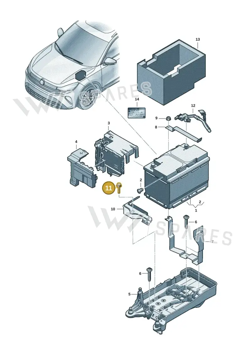 N10675602 — Skoda Kodiaq (2024-) diagram 57x915000, position 11