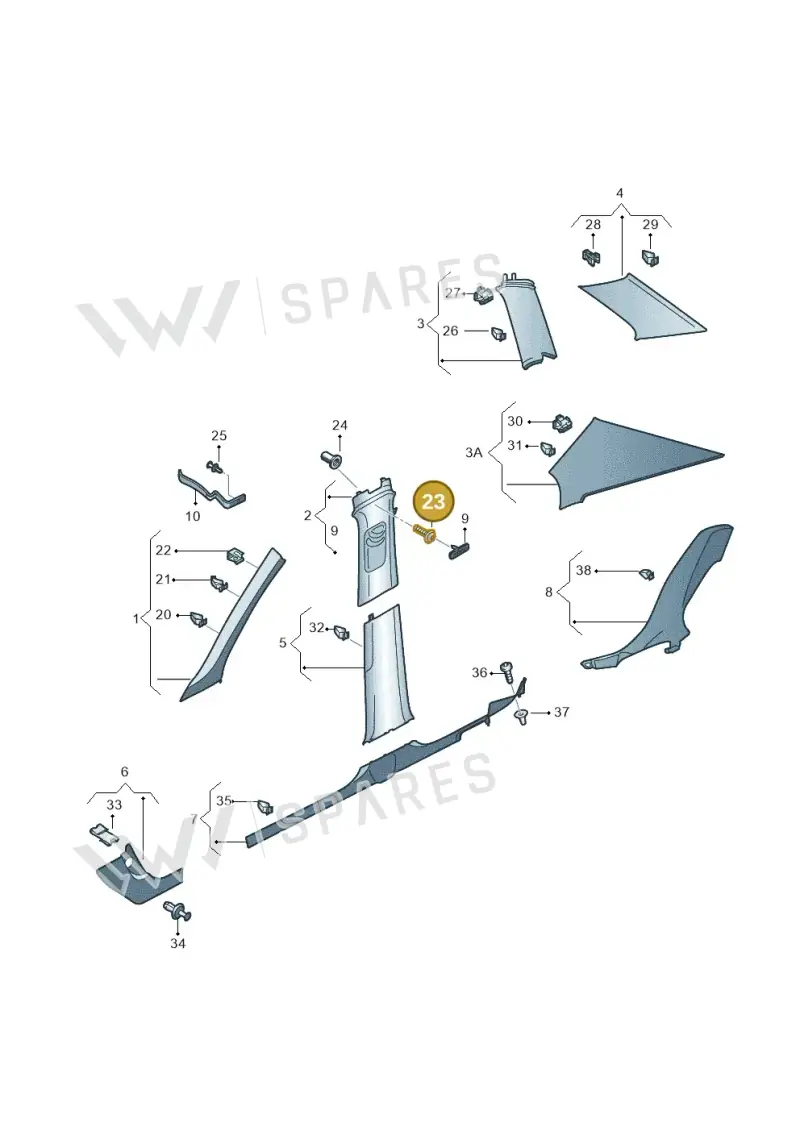 N10679501 — Skoda Superb Combi (2023-) diagram 3p0867065, position 23