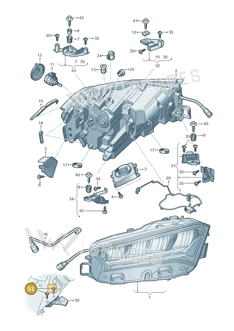 N10684301 — Skoda Superb Combi (2023-) diagram 3p0941000, position 51