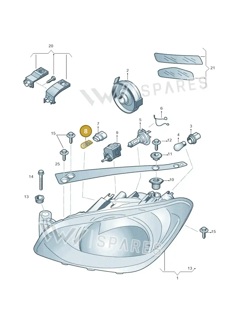 N10733202 — Skoda Citigo (2011-2019) diagram 727941000, position 8