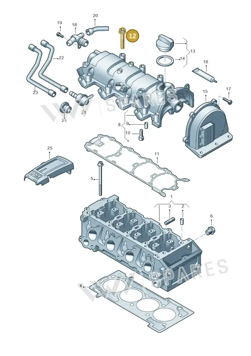 N10745801 — Skoda Yeti (2013-2017) diagram 729103410, position 12
