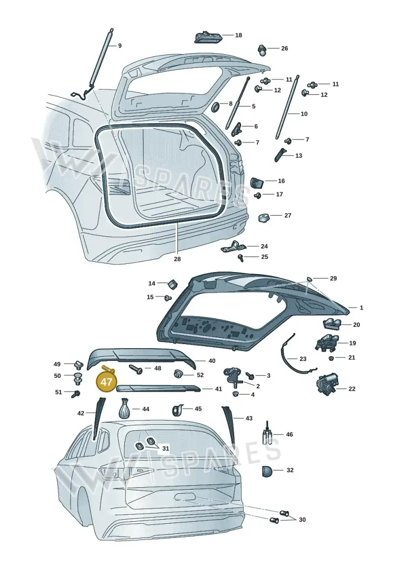 N10753801 — Skoda Enyaq (2020-) diagram 50a827000, position 47