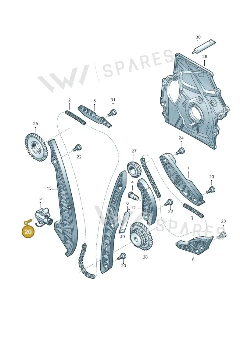 N10765401 — Skoda Kodiaq (2018-2022) diagram 849109270, position 20