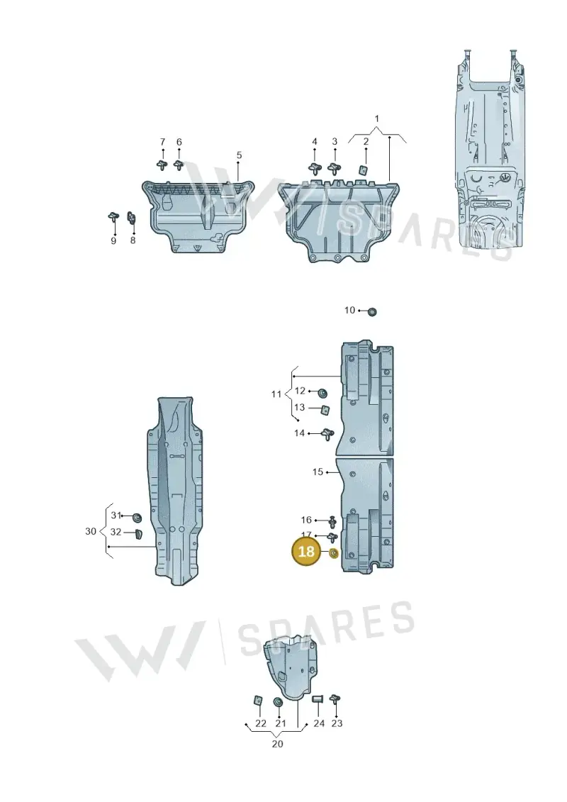 N10772801 — Skoda Octavia (2019-2024) diagram 585825130, position 18