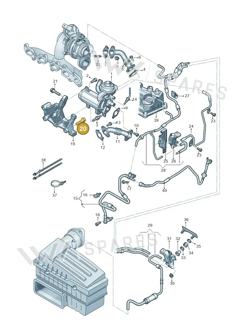 N10773801 — Skoda Karoq (2017-2022) diagram 884131500, position 20