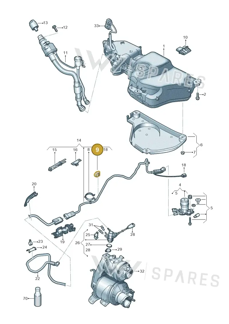 N10845501 — Skoda Octavia (2017-2020) diagram 805253100, position 9