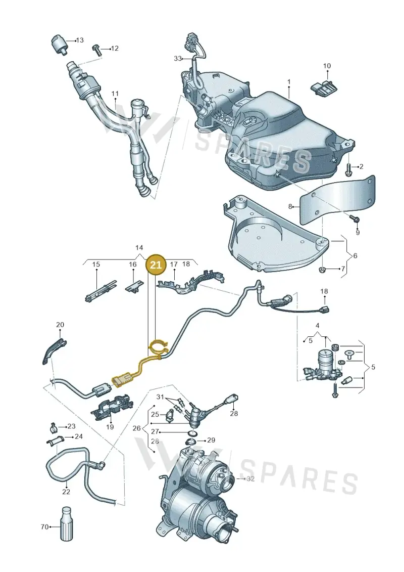 N10848201 — Skoda Karoq (2017-2022) diagram 834201110, position 21