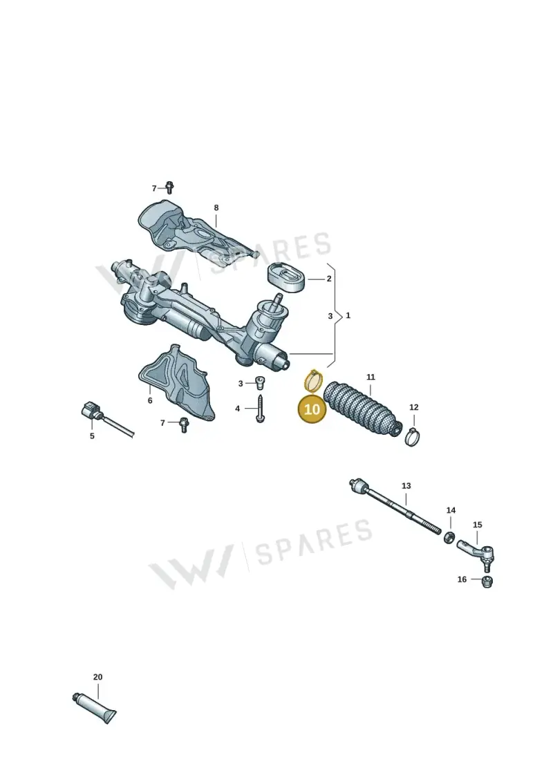 N10862201 — Skoda Kodiaq (2024-) diagram 2gk423050, position 10