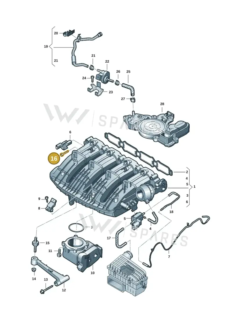 N10865901 — Skoda Kodiaq (2024-) diagram 5h0133070, position 16