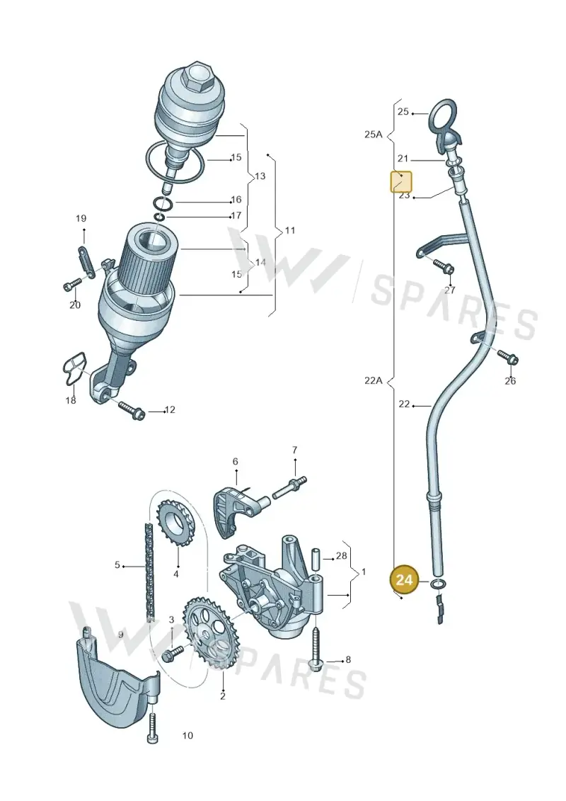 N90032204 — Skoda Rapid (2012-2022) diagram 253115030, position 24
