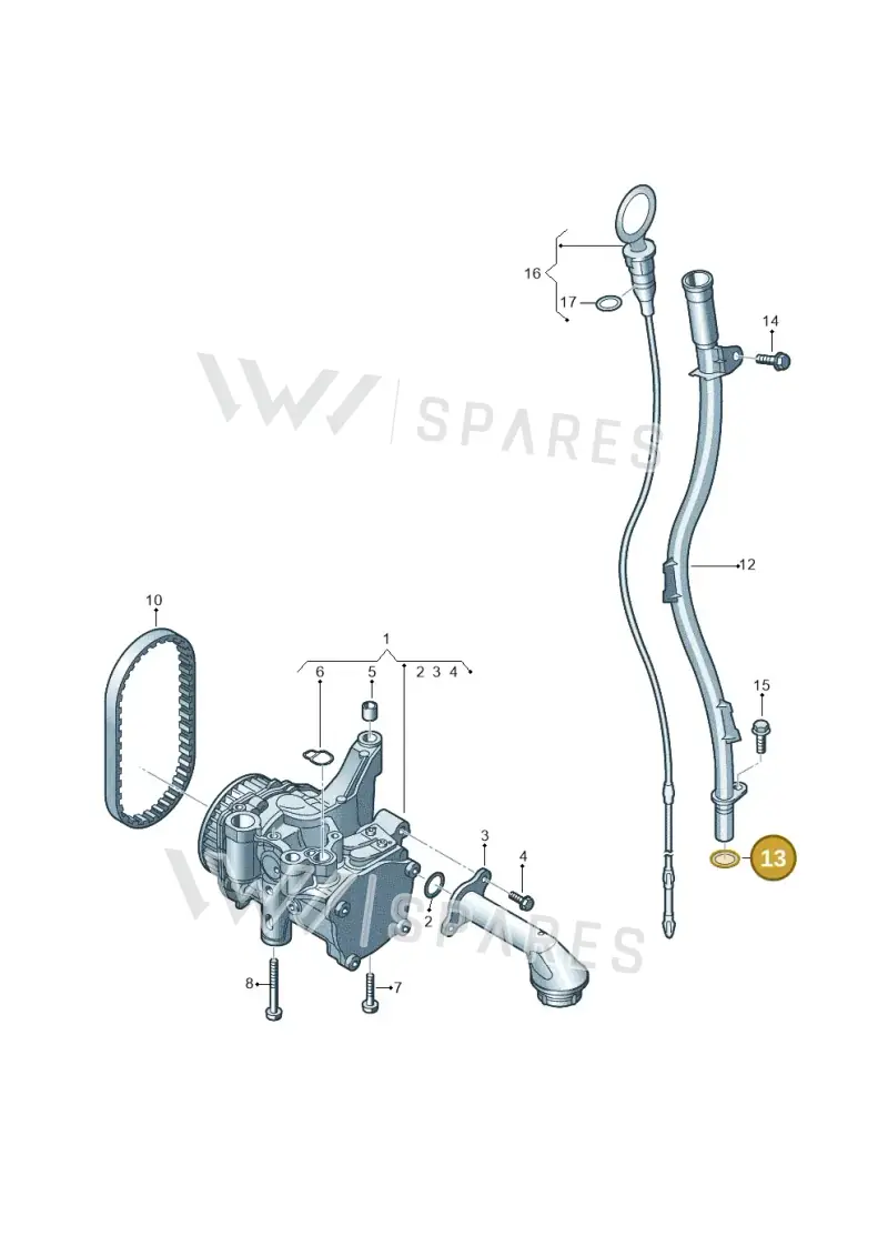 N90043201 — Skoda Kamiq (2019-) diagram 746115250, position 13