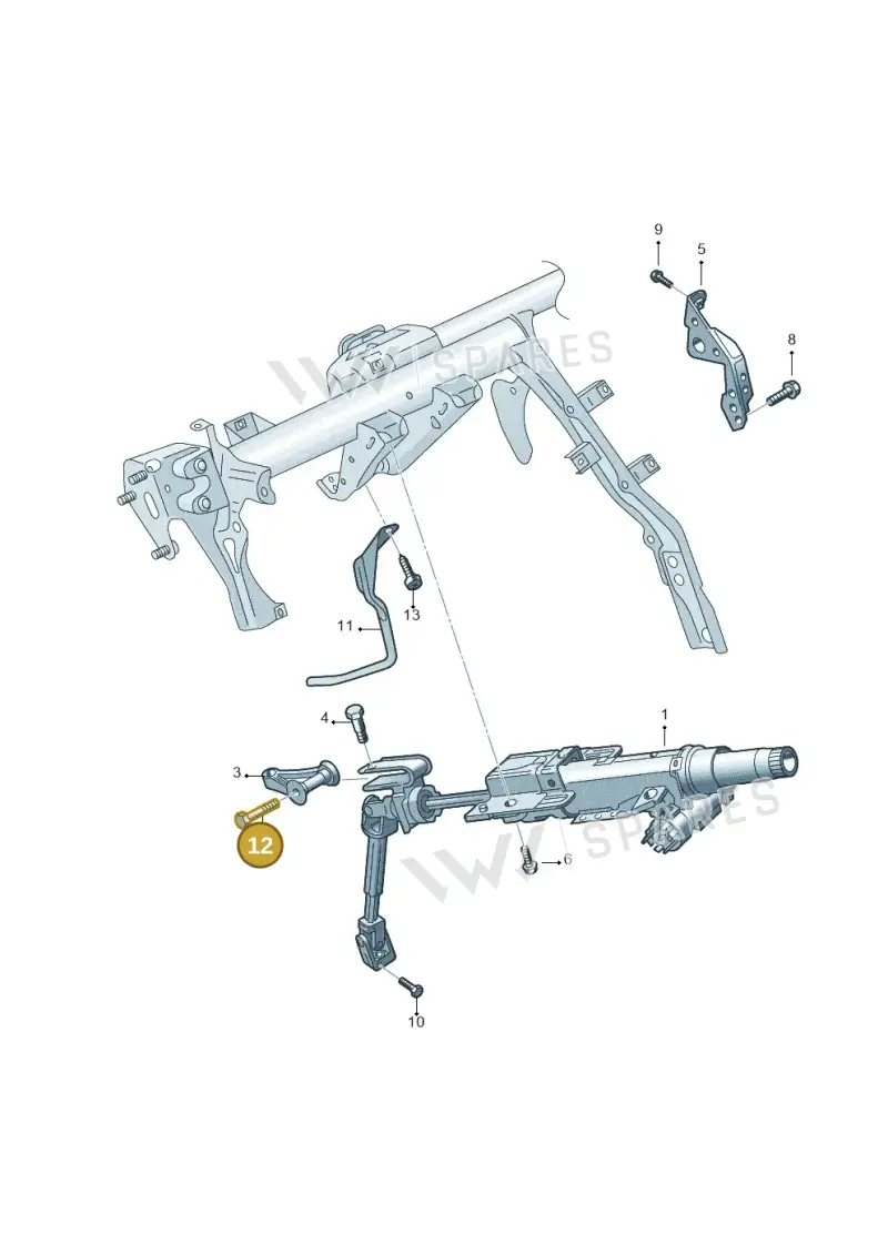 N90212004 — Skoda Roomster (2010-2015) diagram 481419350, position 12