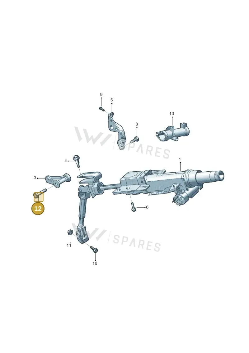 N90212004 — Skoda Fabia Jingrui (2008-2014) diagram 662419350, position 12