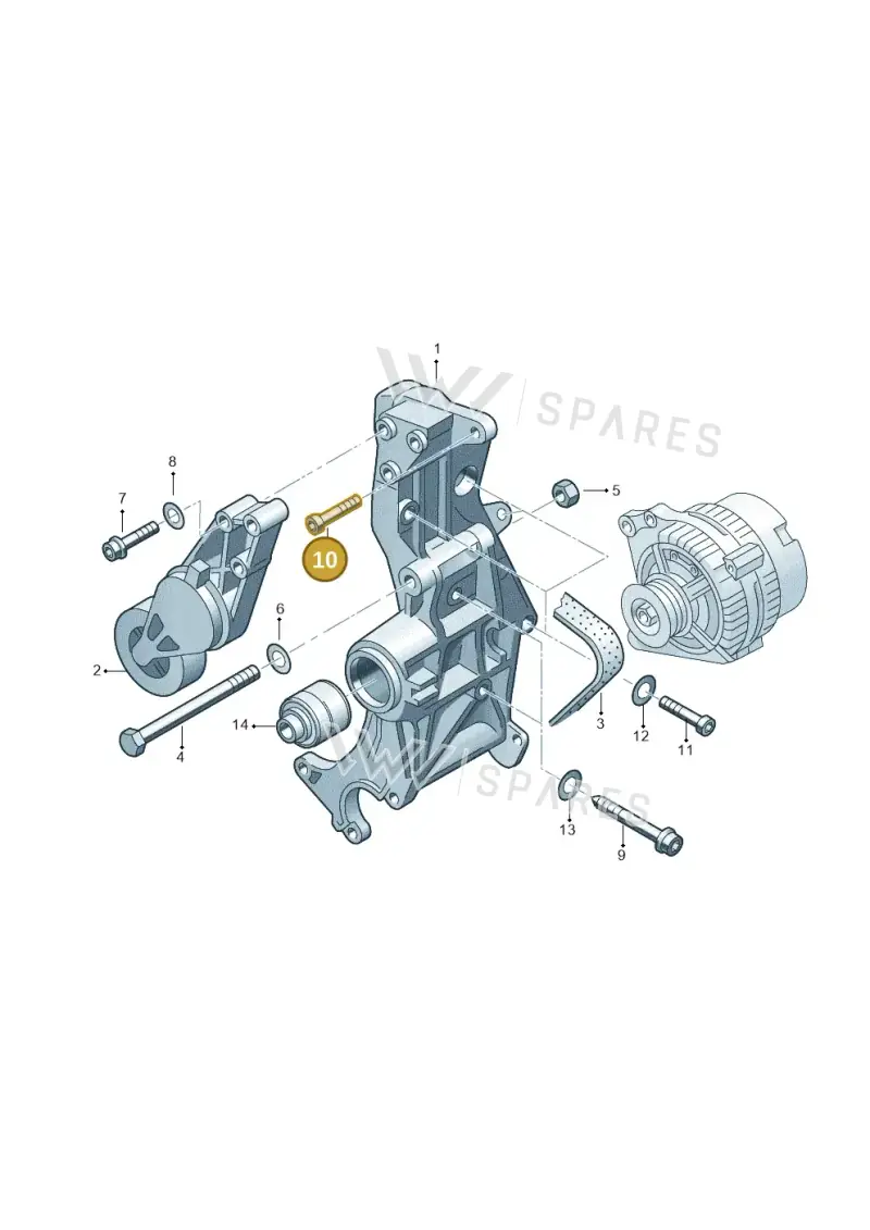 N90212703 — Skoda SUPERB                 02> (2001-) diagram 156903300, position 10