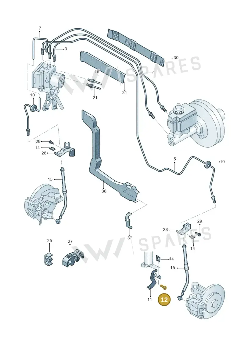 N90245210 — Skoda Yeti (2013-2017) diagram 767611200, position 12