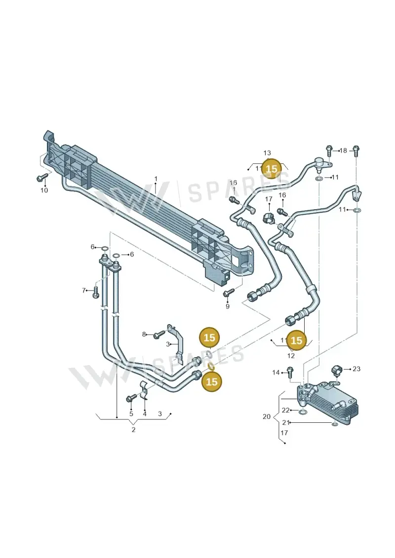 N90303801 — Skoda Superb (2013-2015) diagram 460317510, position 15