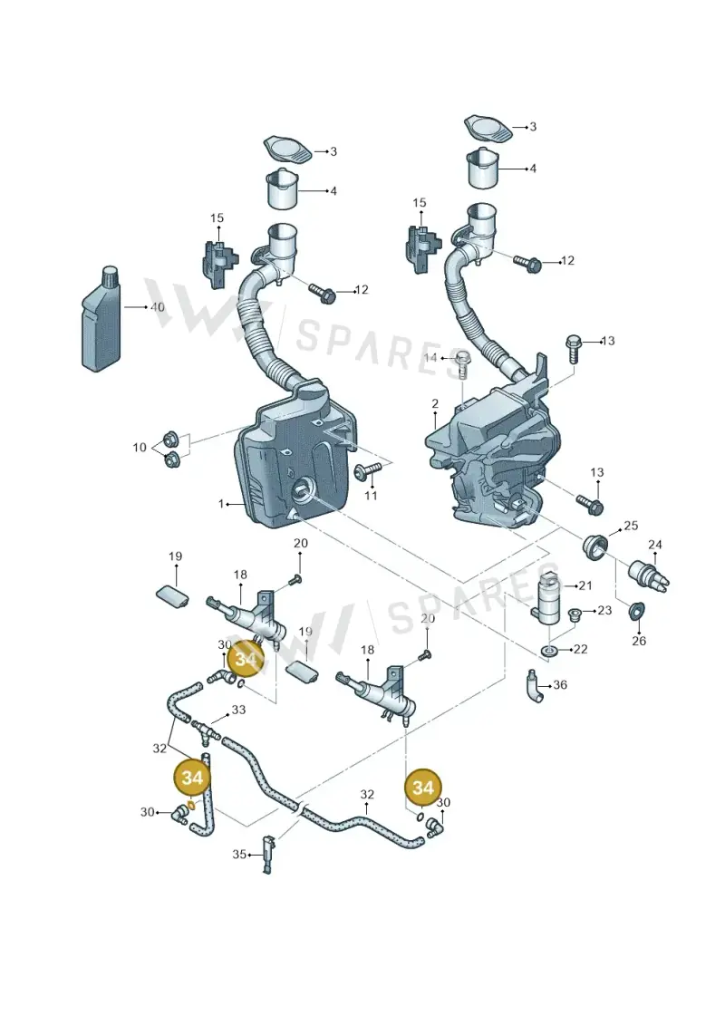 N90303801 — Skoda Yeti (2013-2017) diagram 663955200, position 34