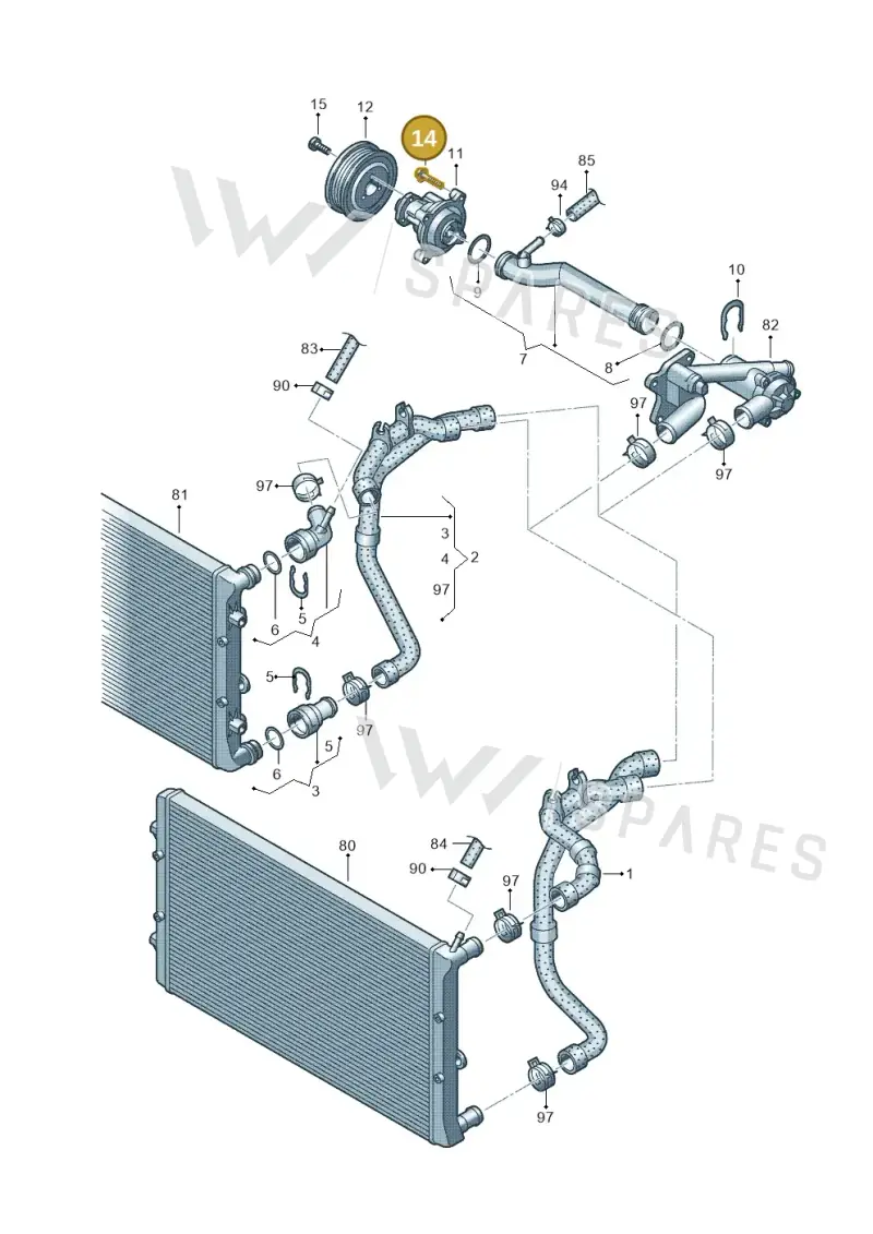 N90339605 — Skoda Rapid (2012-2022) diagram 672121120, position 14