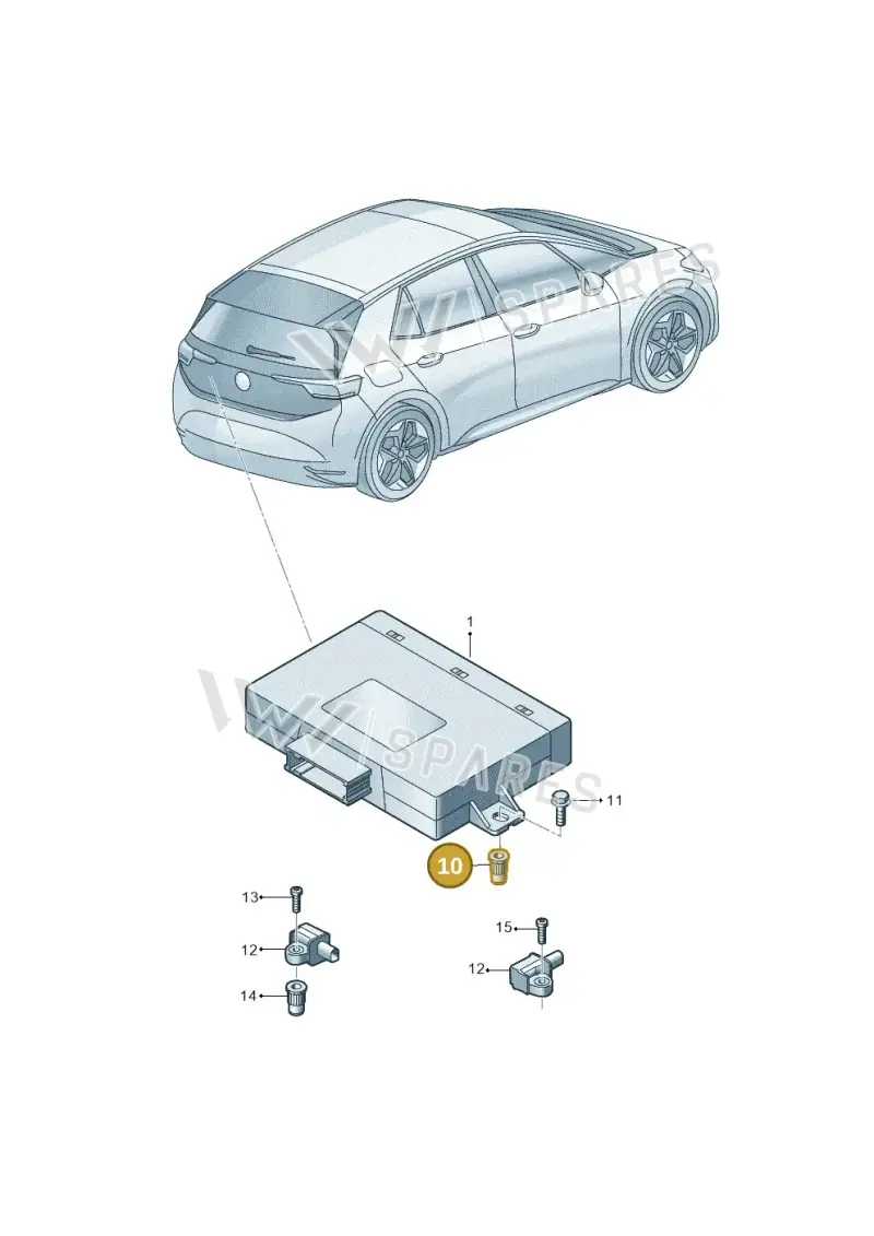 N90342504 — Skoda Enyaq (2020-) diagram 50a907035, position 10