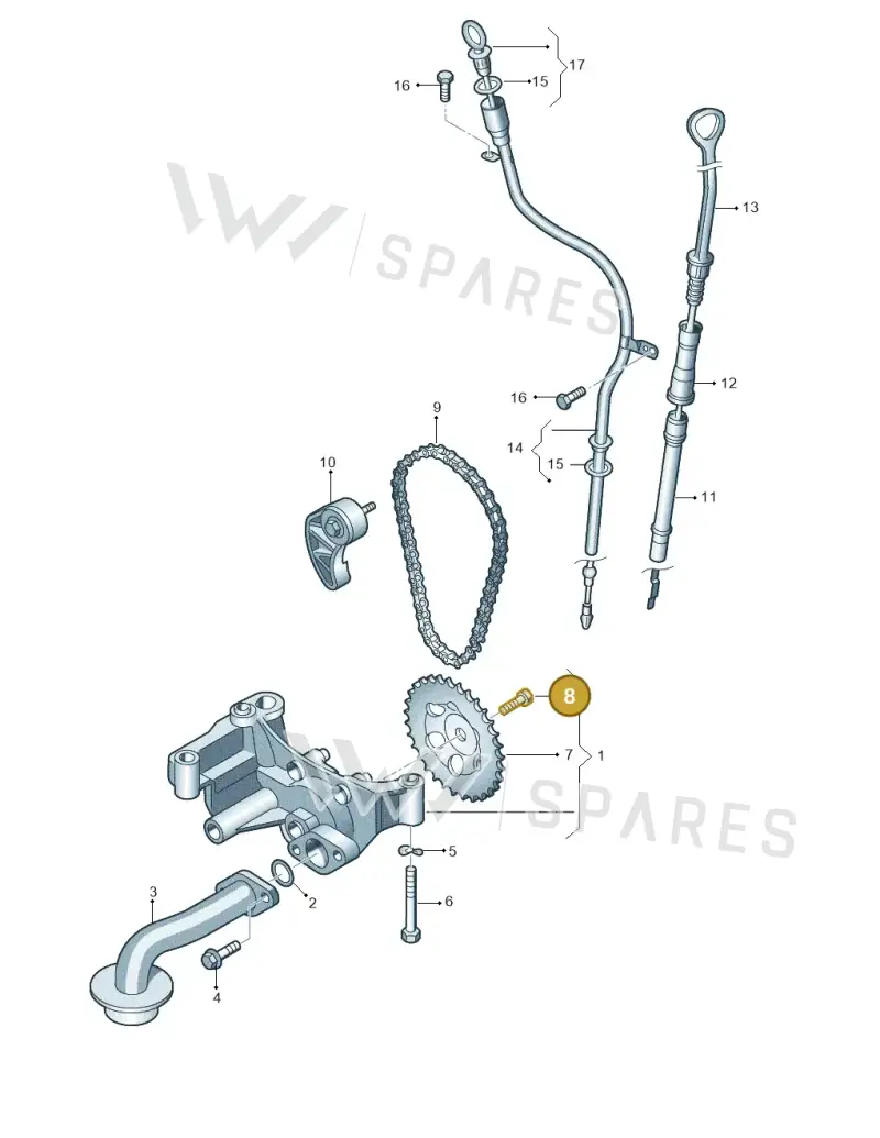 N90366303 — Skoda ROOMSTER               06> (2006-) diagram 409115200, position 8